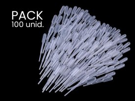 Pack 100 pipetas graduadas Pasteur